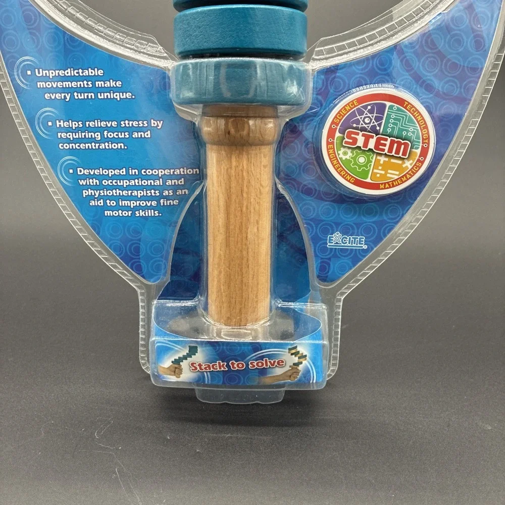 TrueBalance Wooden Balance Game STEM Fine Motor Coordination Handheld Skill Toy